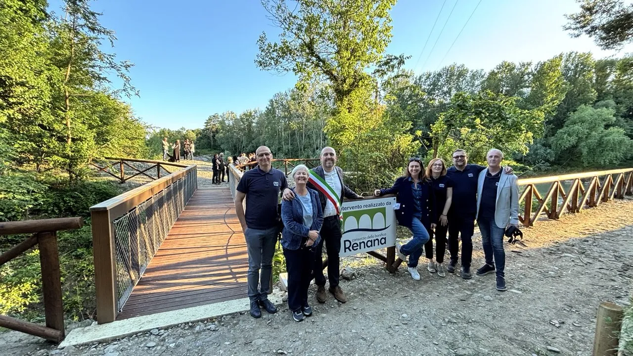 Inaugurata nuova passerella pedonale al Prato Piccolo di Casalecchio di Reno