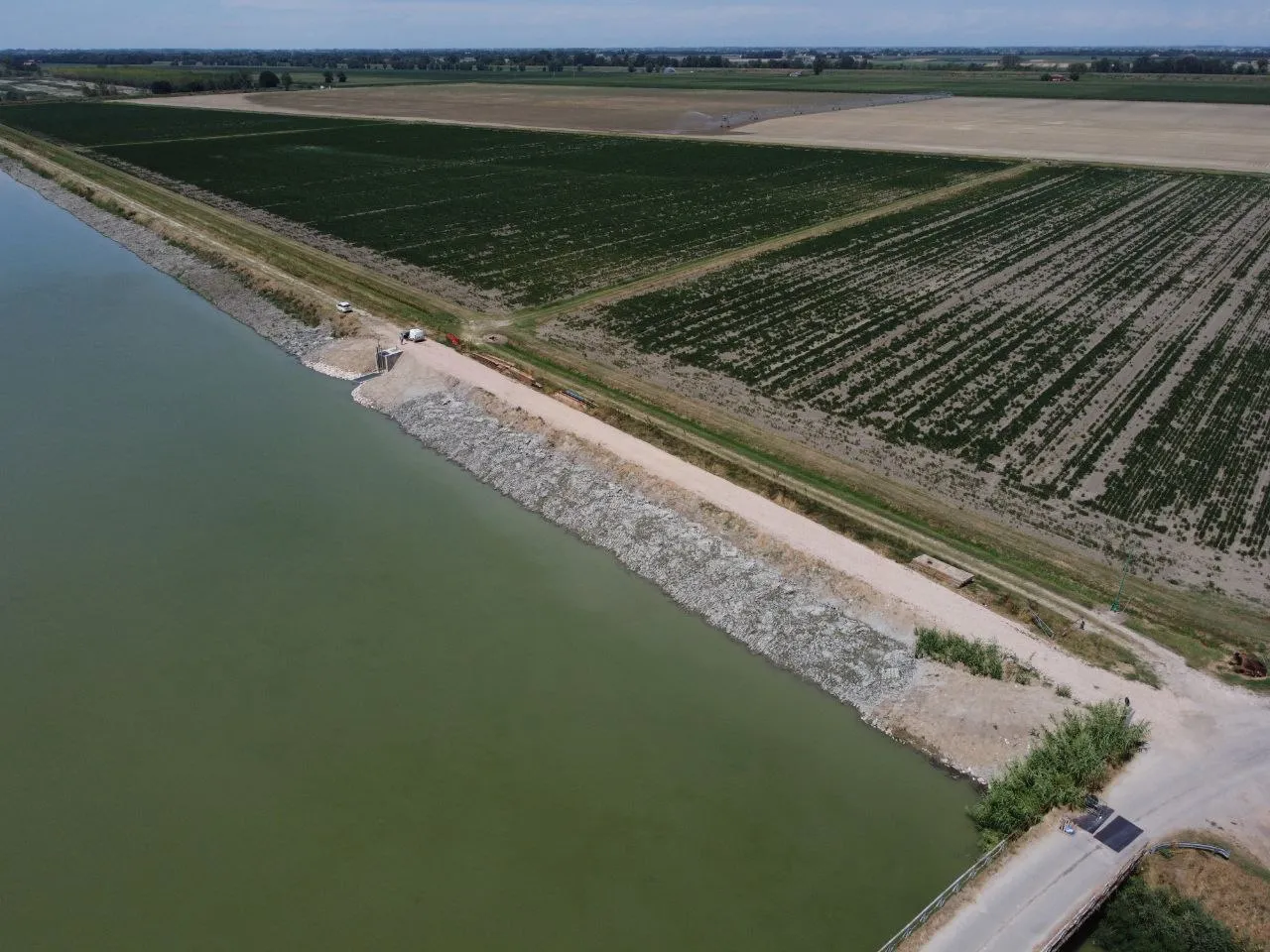 A Molinella la Renana conclude i lavori sul canale della Botte